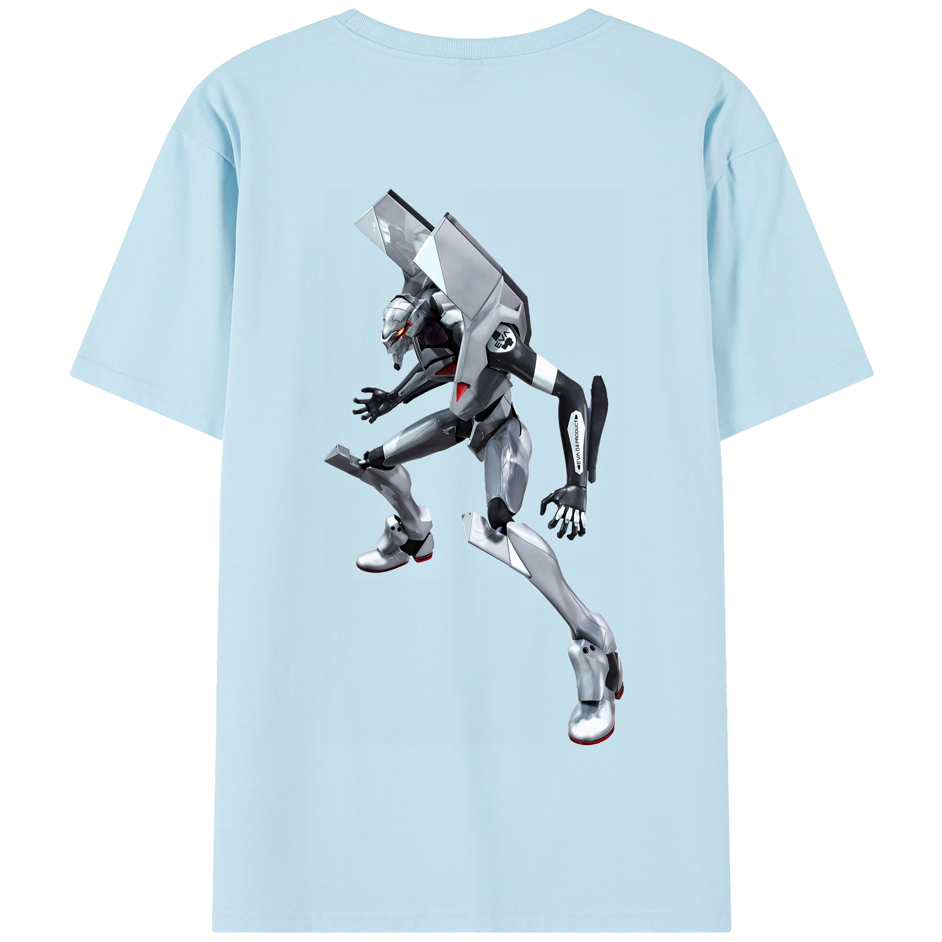 （画像用） EVA 新世紀エヴァンゲリオン 綿100％半袖Tシャツ（背面プリント）
